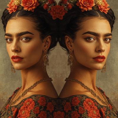 A Surreal Reinterpretation Of The Two Fridas
